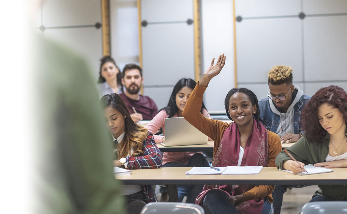 People in a classroom